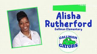 Alisha Rutherford - Gallman Elementary Teacher of the Year