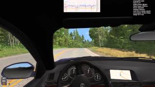 BeamNG.Drive - reverse High Speed Highway on Cruise Control