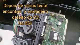 C3 com Defeito  não quer funcionar.  Led verde ficar piscando e o Led vermelho pescando