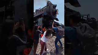 Train hits a girl while taking selfie at Mexico || viral video || train accident