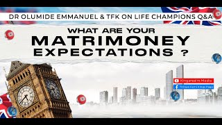 DR.OLUMIDE EMMANUEL AND PROPHET TITILAYO FEMI KINGS ON EXPECTATIONS FOR MATRIMONEY || 2ND APRIL 2024