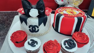 #chanelcake#Manchesterunitedcake                                 Chanel Cake Manchester United Cake