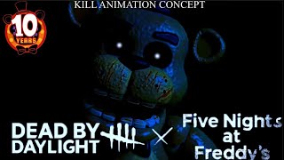 Dead By Daylight X FNAF Kill Animation Concept! A Five Nights at Freddy’s Animation