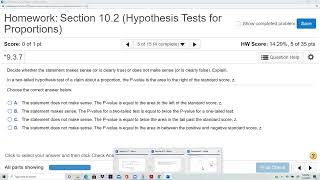 Elementary Stats Lesson 128: Understanding Hypothesis Test Statements (Section 10.2 Problems 3-6)