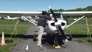 Flying Cessna 152 Over Brooklyn From Blairstown Airport