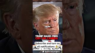 Trump makes piers cry on camera