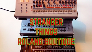 Stranger Things Theme (Cover made with Roland Boutique JP-08 TR-09 TB-03)