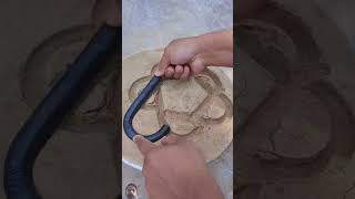 صهر المعادن صب علي الرمال صنعات جديده #satisfying #experiment #art #shorts