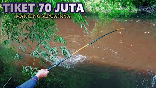 Ugal²an!!! Pertama dibuka pemancing ikan nya masih melimpah dan ganas