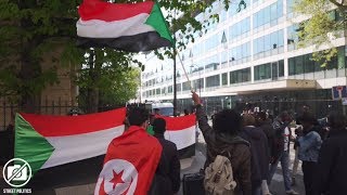 Des manifestants soudanais font fuir leur ambassadeur à Paris - 11 avril 2019