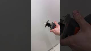 Really cool sawzall bit for cutting drywall. #diy #youtubeshorts #diyshorts