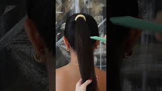 ASMR Hairstyle Ponytail #asmr #hairbrushing #asmrrealperson #hairplay #asmrsounds #asmrhairbrushing