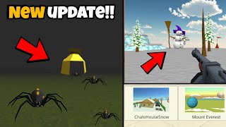 🤯NEW UPCOMING UPDATE IN CHICKEN GUN 5.0.0!! 😱SPIDER,MAPS,MORE...