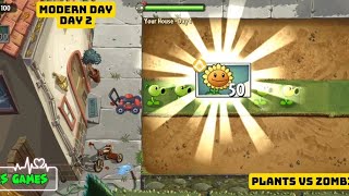 DAY 2 | MODERN DAY | PVZ 2 | PLANTS VS ZOMBIES 2 | JANES GAMES