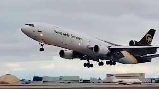 MD-11 Takeoff After Hard Landing, Aviation Moments