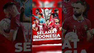 Indonesia Lolos Kebabak 16 Besar Piala Asia 2023 Qatar. #indonesiavsaustralia