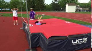 Reyna high jump practice may