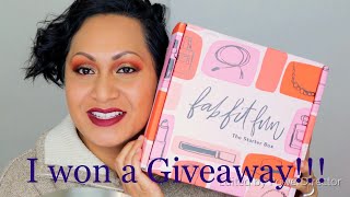 FAB FIT FUN BOX | I WON A GIVEAWAY | Thank you "Sheryl Allen's Empower Yourself"