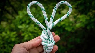 How to Tie Double Figure 8 Loop Knot (Bunny/Dog Ears, Super 8)