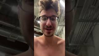 Ryan reacts to a fan mentioning the references on The Maybe Man album cover! #blowup #ajr #shorts