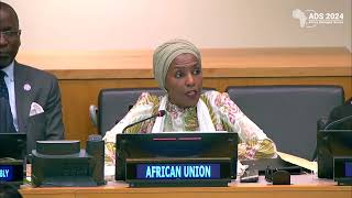 African Union Ambassador speaks at the High-level Policy Dialogue of the Africa Dialogue Series 2024