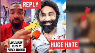 Harsh Beniwal AGAIN ROAST Ajaz Khan 🤬| Ajaz khan Vs Harsh Beniwal CONTROVERSY | Purav Jha