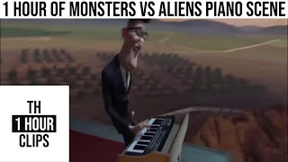 1 hour of monsters vs aliens piano scene