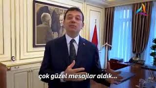 Ekrem İmamoğlu;  yeni yıl mesajı..⛄☃️