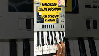 Lemonade |Daljit Dosanjh #piano #pianocover #trending #music #pianomusic