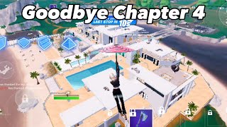 Goodbye Chapter 4... (Fortnite Mobile Gameplay)