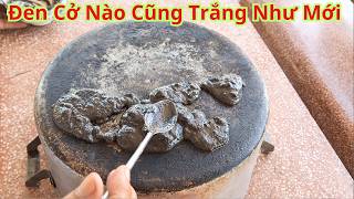 Nồi Cháy Đen Cở Nào Cho Thứ Này Vào Trắng Ngay Lập Tức.Cách Tẩy Nồi Cháy Đen Bằng Tro Bếp Cực Sạch