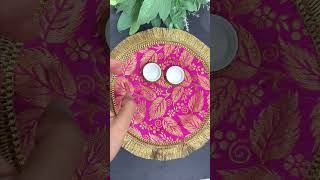 Puja Thali Decoration Rakshabandhan..😱#viral #shorts #art #youtubeshorts #trending #craft #ytshorts