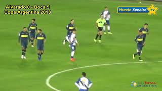 Boca 6 - Alvarado 0 - Copa Argentina 2018