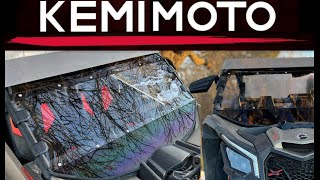 Kemimoto Tinted Full Windshield Can Am X3