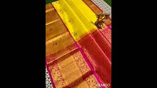 wedding wear sarees ## handloom kuppadam pattu sarees rs 5800+$ @ geethas trendy collections