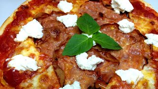 Recette pâte à pizza hyper facile 🍕🥓🧀🌿