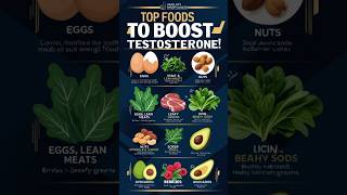 Best Foods to Boost Testosterone #BoostTestosterone #healthydiet