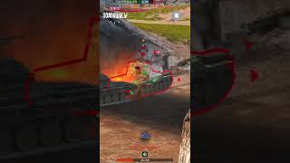 Очень быстрый бой на FV4005 Tanks Blitz WoT 🔥 #tanksblitz #wotblitz #вотблиц #shorts