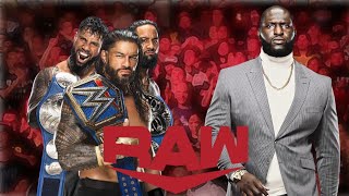 Roman Reigns & The Usos vs. Omos - Wwe Raw Octobar 6, 2021