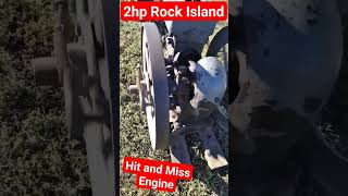 rock island hit and miss engine running