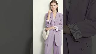 Minimalism Autumn Blazer Suit for Women 2022 New Commuter Printing Office Lady Blazers All match