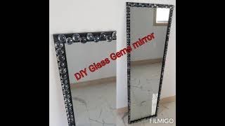 Glass Gem Mirror Hack| DIY Wall Décor