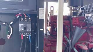 2005 Baldor Diesel Generator, Running on Load Bank, video 3