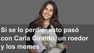 Si se lo perdió: esto pasó con Carla Giraldo, un roedor y los memes que dejó MasterChef este sábado