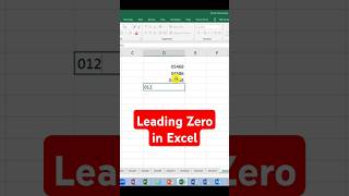 Add zero before number in excel | Excel tutorials in Hindi #excelgyan #exceltips #exceltricks