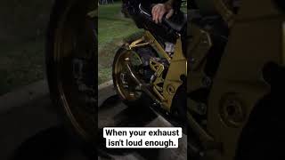 How to make your exhaust louder 🤣