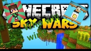 Playing Skywars! w/Akash!