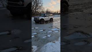 FORD BRONCO OFFROAD XTREME #Ford #broncos #offroad #ice #mud #2023