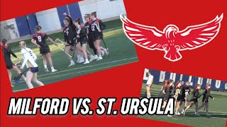 Milford vs. Saint Ursula Academy, High School Girls Lacrosse Highlights