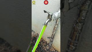 Easy Method to Fix a Pipe on a Tap for Garden Watering | Useful Idea #shorts #ytshorts #diytools